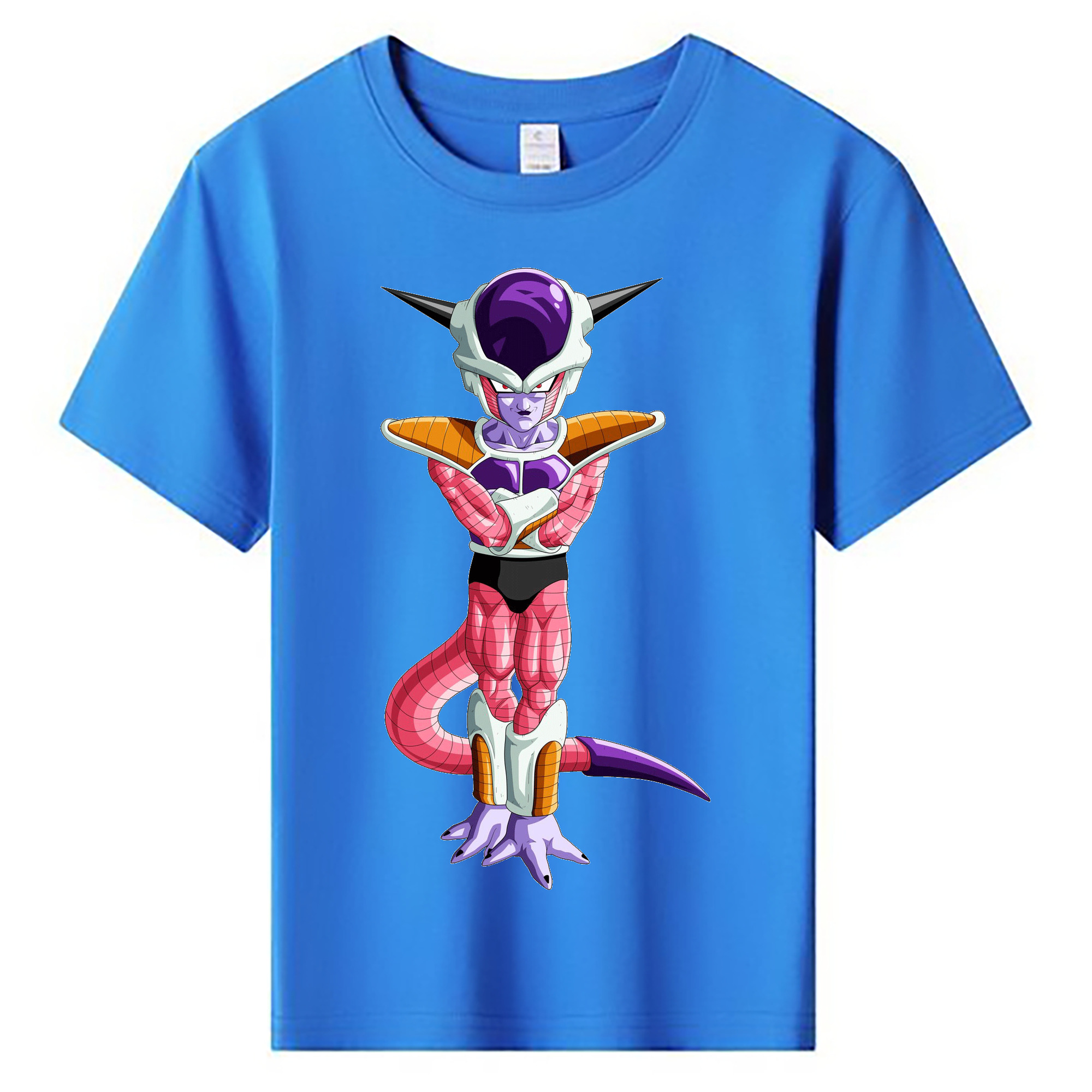 （画像用） ドラゴンボール フリーザ DRAGON BALL Frieza 綿100％キッズTシャツ（フロントプリント）